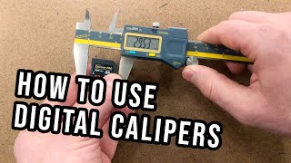 How to Use Digital Calipers to Measure Objects [upl. by Bora941]