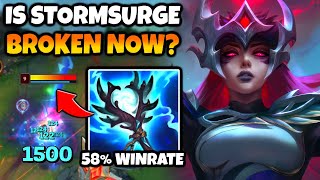 STORMSURGE FIRST after the BUFFS is SO STRONG on SYNDRA right now [upl. by Saleem]