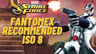 FANTOMEX Recommended ISO 8 Class Marvel Strike Force [upl. by Flossy]