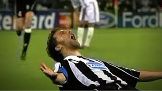 CHAMPIONS LEAGUE HIGHLIGHTS JUVENTUS 31 REAL MADRID  14052003 [upl. by Analahs]