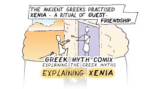 What is XENIA Greek Myth Comix explaining Homeric literature [upl. by Roydd385]