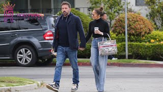 Ben Affleck amp JLo hold hands in Los Angeles [upl. by Shep847]