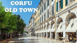 CORFU Greece Old Town Walking Tour  July 2024 [upl. by Lamaaj]