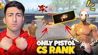 Pistol Only Challenge In Cs Rank😱😍4 Vs 4 With Pistol UspG10🤣As Gaming  Free Fire India [upl. by Nocaed]