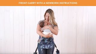 Newborn Carry in lillebaby COMPLETE baby carrier [upl. by Dannie88]