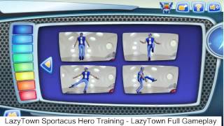 LazyTown Sportacus Hero Training  LazyTown Full Gameplay [upl. by Aisek]