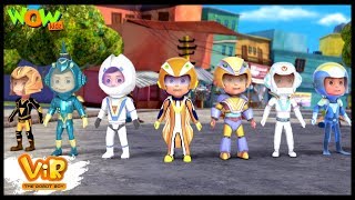 Vir The Robot Boy  Hindi kids Cartoon  Dangerous seven  Animated Series Wow Kidz [upl. by Adlez]