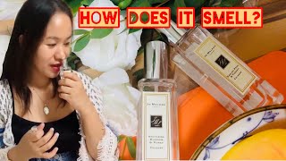 Jo Malone Nectarine Blossom amp Honey  English Pear amp Freesia Unboxing and Review [upl. by Blanc]