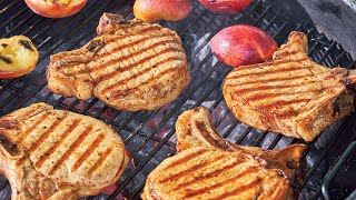 How to Grill Pork Chops on Charcoal [upl. by Lazaro331]