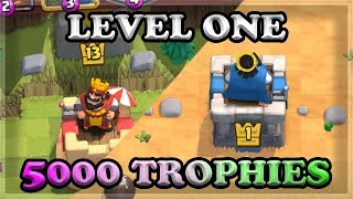 LEVEL ONE ACCOUNT HITTING 5000 TROPHIES 🍊 [upl. by Quinton]