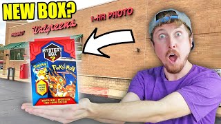 NEW POKEMON CARDS MYSTERY BOX AT WALGREENS with a CHANCE AT BASE SET PACK Searching All The Stores [upl. by Gorrono]