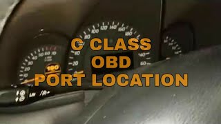 Mercedes C Class W203 Diagnostic OBD2 Port Location 🚗👨‍🔧 [upl. by Allevon489]