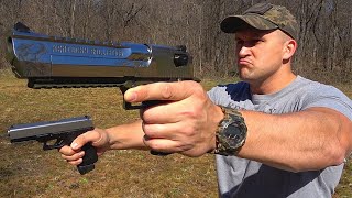 50 CAL GLOCK vs DESERT EAGLE [upl. by Johnston]