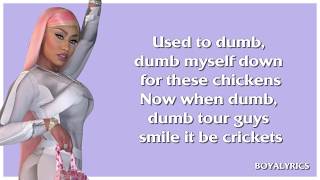 Nicki Minaj  Nice To Meet Ya Verse wLyrics boom i turn every heads when i walkintheroompretty [upl. by Adiv]