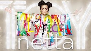 Netta  TOY Lyrics Eurovision 2018 Israel [upl. by Okihcas202]