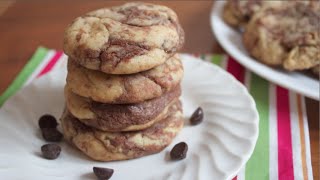 How to make Peanut Butter Nutella Cookies [upl. by Vihs]