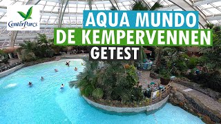 AQUA MUNDO ZWEMBAD 🏊🌴 CENTER PARCS DE KEMPERVENNEN 💚 PARKVAKANTIES [upl. by Alphard584]