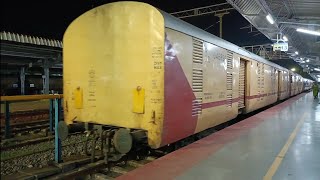 West Coast Express arrival at Mangalore Central  Night Time Railway [upl. by Eiluj]