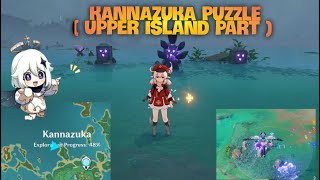 How to solve Tatarasuna Kannazuka puzzle Upper part of the island ┃ Inazuma ┃ Genshin Impact [upl. by Nakeber316]