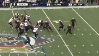 Highlights Army Football vs Navy 121314 [upl. by Ellierim]