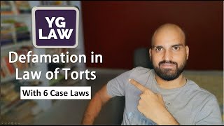 Defamation Essentials Defences and case laws  Law of Torts [upl. by Nnaer]