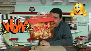 Rolo caramel chocolate ice cream  Food Review [upl. by Jenne]