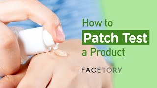 How To Patch Test a Product ✨ [upl. by Dnanidref]