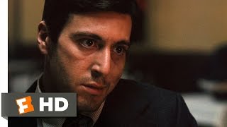 The Godfather 39 Movie CLIP  Killing Sollozzo and McCluskey 1972 HD [upl. by Nahej]