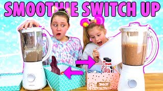 MYSTERY BOX OF SMOOTHIE SWITCH UP CHALLENGE Gross Ingredients [upl. by Nanam]