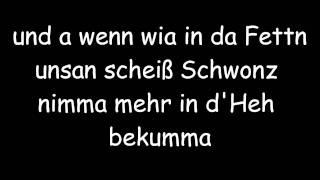 Die Vamummtn  Ana Geht No  Lyrics [upl. by Ahsropal976]