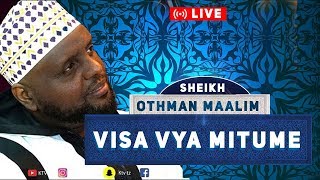 LIVE SHEIKH OTHMAN MAALIM  VISA VYA MITUME [upl. by Iclehc]