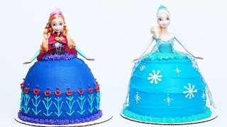 HOW TO MAKE A DISNEY PRINCESS SISTERS CAKE  NERDY NUMMIES [upl. by Ainod11]