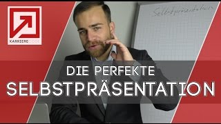 Vorstellungsgespräch  die perfekte Selbstpräsentation mit Beispiel [upl. by Erdried]