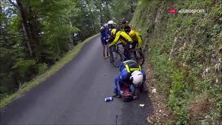 ChuteFall Cyclisme Compil2  Tour de France 2017 [upl. by Yelrebma386]