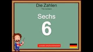 2 LEARN GERMAN NUMBERS  LERNE DEUTSCH DIE ZAHLEN [upl. by Otrebtuc]