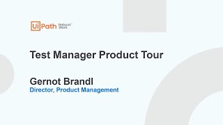 UiPath Test Suite Test Manager Product Tour [upl. by Gun]