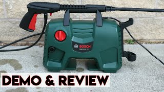 Bosch EasyAquatak 120 High Pressure Washer Review amp Demonstration [upl. by Alo]