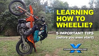 How to wheelie a motorbike five tips before you start︱Cross Training Enduro [upl. by Tertius251]