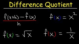 Difference Quotient [upl. by Crutcher]