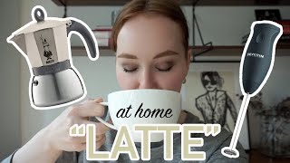 HOW TO MAKE A quotLATTEquot AT HOME moka pot  frother [upl. by Airret]