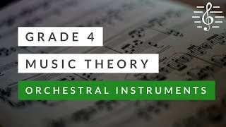 Grade 4 Music Theory  Orchestral Instruments amp Families [upl. by Ahsiel378]