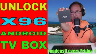 X96 Android Tv Box UNLOCK [upl. by Cirdahc45]