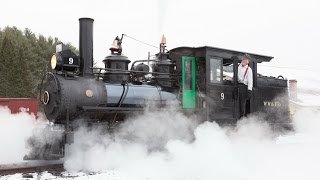 Firing up and running Two Foot Gauge Steam Locomotives  Wiscasset Waterville amp Farmington Railroad [upl. by Tom592]