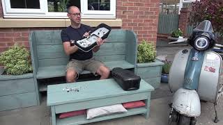 SLUK  Unboxing  Streamline Lambretta seat [upl. by Hecker]