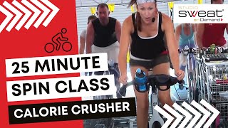 Under 30 Minute Spin Class  Cardio CALORIE CRUSHER  FREE Online Spin® Class [upl. by Ardnuek]