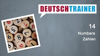 German for beginners A1A2 Deutschtrainer Numbers [upl. by Katya194]