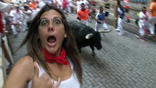 Gored Running of the BULLS  Everything to know  Pamplona Spain [upl. by Lagiba]