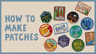 How to Make a Custom Patch  DIY  Beginner Friendly [upl. by Ilahtan]