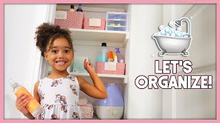 Organize With Me  Kids Bathroom Ideas [upl. by Jamal]