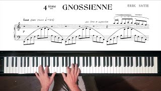 Erik Satie  Gnossienne No4  Paul Barton FEURICH piano [upl. by Woodford971]